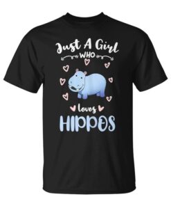 The Girl Who Likes Hippos Unisex T-Shirt