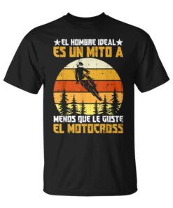 The Ideal Man Is A Myth Retro Motocross Enduro Gift Unisex T-Shirt