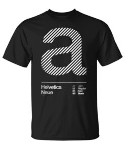 The Letter A Helvetica Typographic Minimalist Graphic Sleeveless Unisex T-Shirt