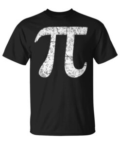 The Number Pi Antique White Mathematics Unisex T-Shirt