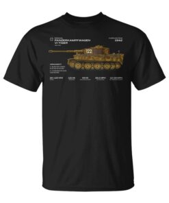 Tiger 1 German Heavy Tank WWII Historical Pzkpfwi Unisex T-Shirt