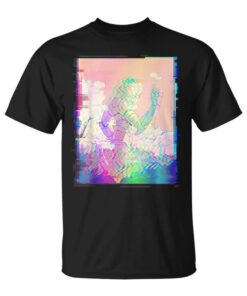 Trippy Glitch Aestheticaporwave Astronaut Art Illustration Unisex T-Shirt