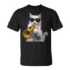 Trumpeter For Cats Jazz Musician Gift For Music Lovers Unisex T-Shirt