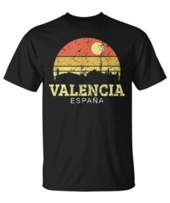 Valenciaintage City Skyline Shirt Dealencia Unisex T-Shirt