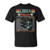 Values ​​Zodiac Sign Libra Horoscope Astrology Zodiac Unisex T-Shirt