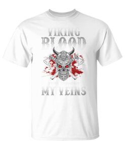 Viking Blood Runs Through Myeinsikings Long Sleeve Unisex T-Shirt