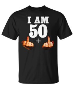 Vintage 1969 52 Years Old Funny I'm 50 Plus 2 Middle Finger Unisex T-Shirt