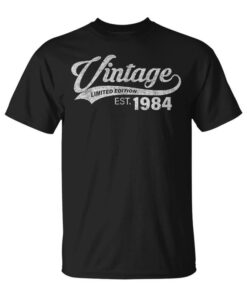 Vintage 1984 40 Years Old Gift 40th Birthday Men Unisex T-Shirt