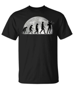 Violinist Evolution Lunaiolin Musician Teacher Unisex T-Shirt
