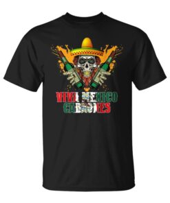 Viva México Cabrones Skull Mexican Fiesta Unisex T-Shirt
