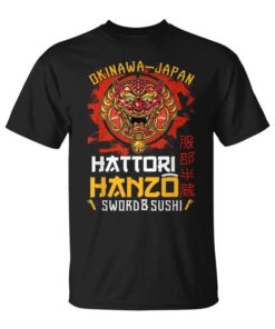 Warrior Warrior Okinawa Japan Hattori Hanzo Sword And Sushi Unisex T-Shirt
