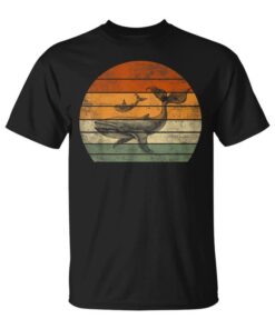Whale Gifts for Men and Women Funny Whale Print Graphics Unisex T-Shirt