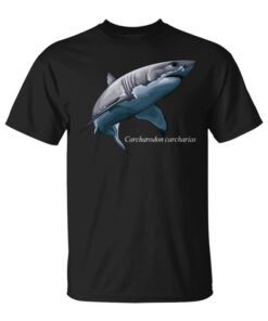 White Shark Name Carcharodon Funny Scuba Diver Tauch Unisex T-Shirt