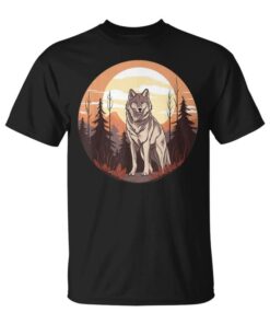 Wolf In The Forest I Wolf Children Unisex T-Shirt