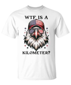 Wtf Is A Kilometer Eagle Us Flag Wtf Is A Kilometer Sleeveless Unisex T-Shirt