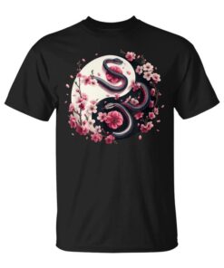 Year Of The Snake 2025 Ying Yang New Year Chinese Zodiac Unisex T-Shirt