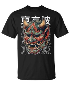 Yokai Hannya Oni Devil Mask Japanese Demon Oni Mask Unisex T-Shirt