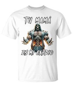 Your Mom Is My Cardio Print Back Or Rear Unisex T-Shirt