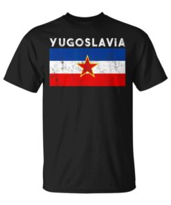Yugoslavia Map Flag Yugoslavia Unisex T-Shirt