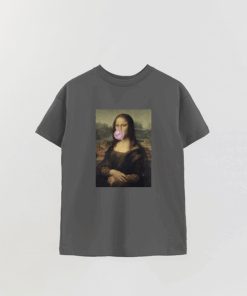 Art Collection 106 Bubble Mona Printed Overshirt T-Shirt