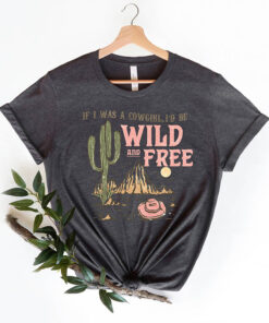 Wild And Free Denim T-Shirt