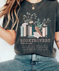 Booktrovert T-Shirt With Gifts For Book Lovers