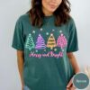 Cheerful And Bright Neon Christmas T-Shirt