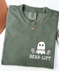 Dead Lift Halloween Gym T-Shirt With Pocket