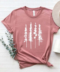 Pine Forest Mountain Camping Adventure T-Shirt
