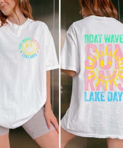Boat, Waves, Sunbeams, Days On The Lake T-Shirt