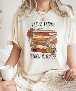 I Like Thick And Spicy Books T-Shirt