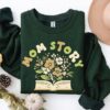 Sweatshirt With Floral Mom Life Story