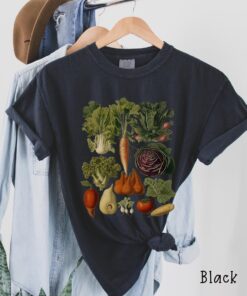 Vintage Cottagecore Style Vegetable T-Shirt