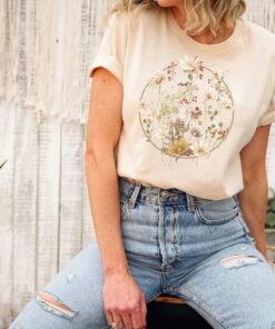 Casual T-Shirt With Floral Graphic Print