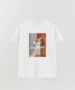 Art Collection 85 Be My Valentine Printed Oversized T-Shirt