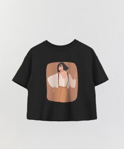Printed Crop T-Shirt Art 30