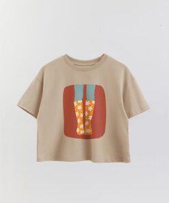 Printed Crop T-Shirt Art 31