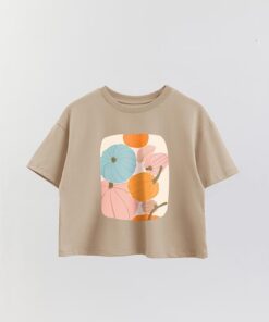 Printed Crop T-Shirt Art 33