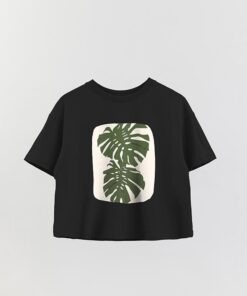 Printed Crop T-Shirt Art 81