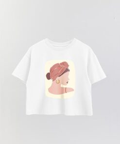 Printed Crop T-Shirt Art 82