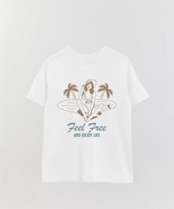 Sm Feel Free Printed Overshirt T-Shirt
