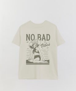 Sm No Bad Vibes Printed Overshirt T-Shirt