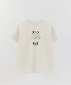 Mst Alignment 222 Butterfly Printed Overshirt T-Shirt