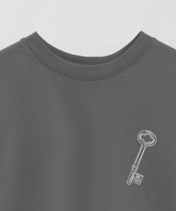 Unisex Printed Overlay T-Shirt Key