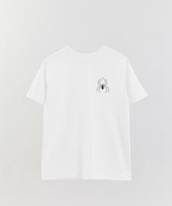 Unisex Spider Printed Overshirt T-Shirt