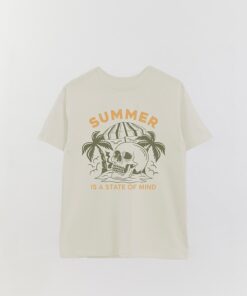 Sm Summer Is A State Of Mind Printed Oversized T-Shirt