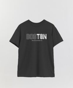 Ct Boston Massachusetts Printed Oversized T-Shirt