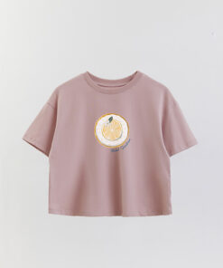 Coastal Baked Sunshine Printed Crop T-Shirt