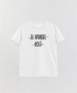 Basic Printed T-Shirt Light Bulb Your Name Here