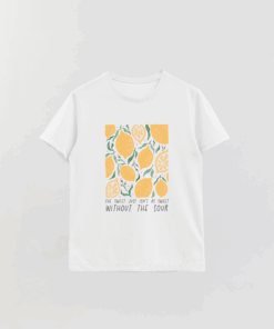 Bo Without The Sour Printed Basic T-Shirt